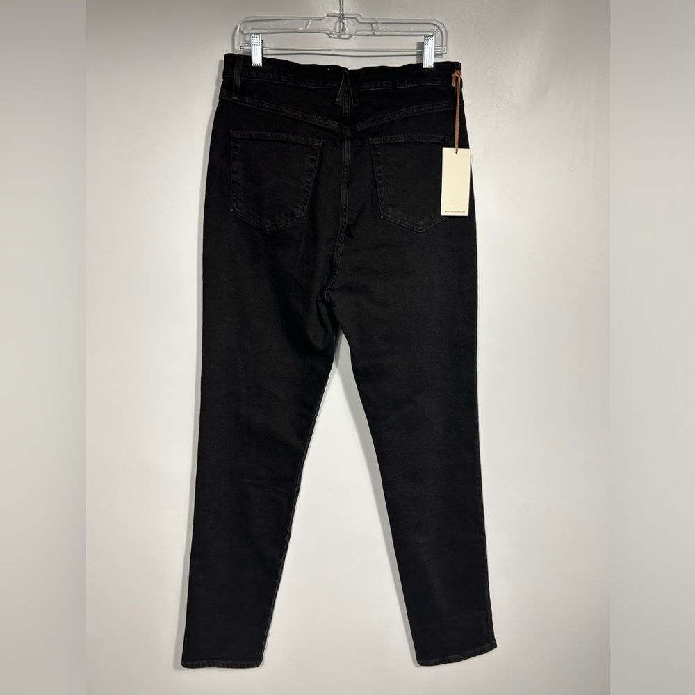 New SLVRLAKE High Rise Slim Beatnik Hidden Valley  Jeans Size 32 Black - Picture 4 of 12